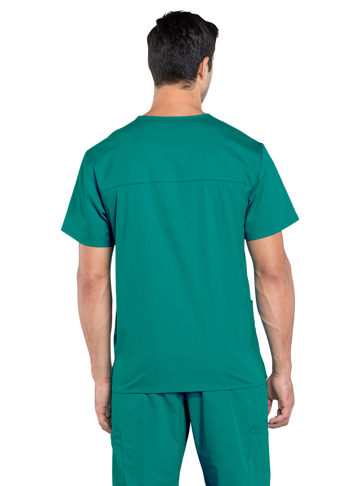 Men's 4-Pocket V-Neck Scrub Top