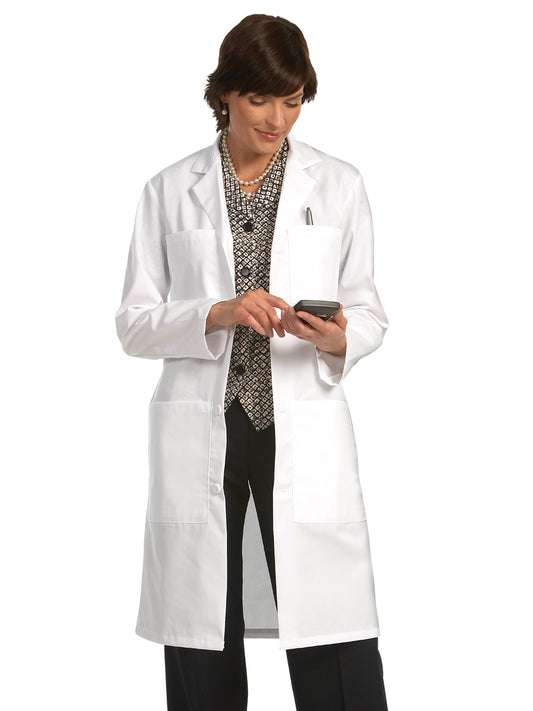 Unisex Six-Pocket 41" Full-Length Lab Coat