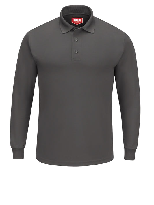 Men's Long Sleeve Solid Performance Polo