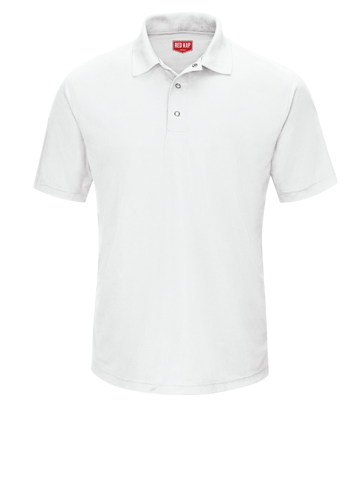 Men's Short Sleeve Performance Knit Gripper-Front Polo